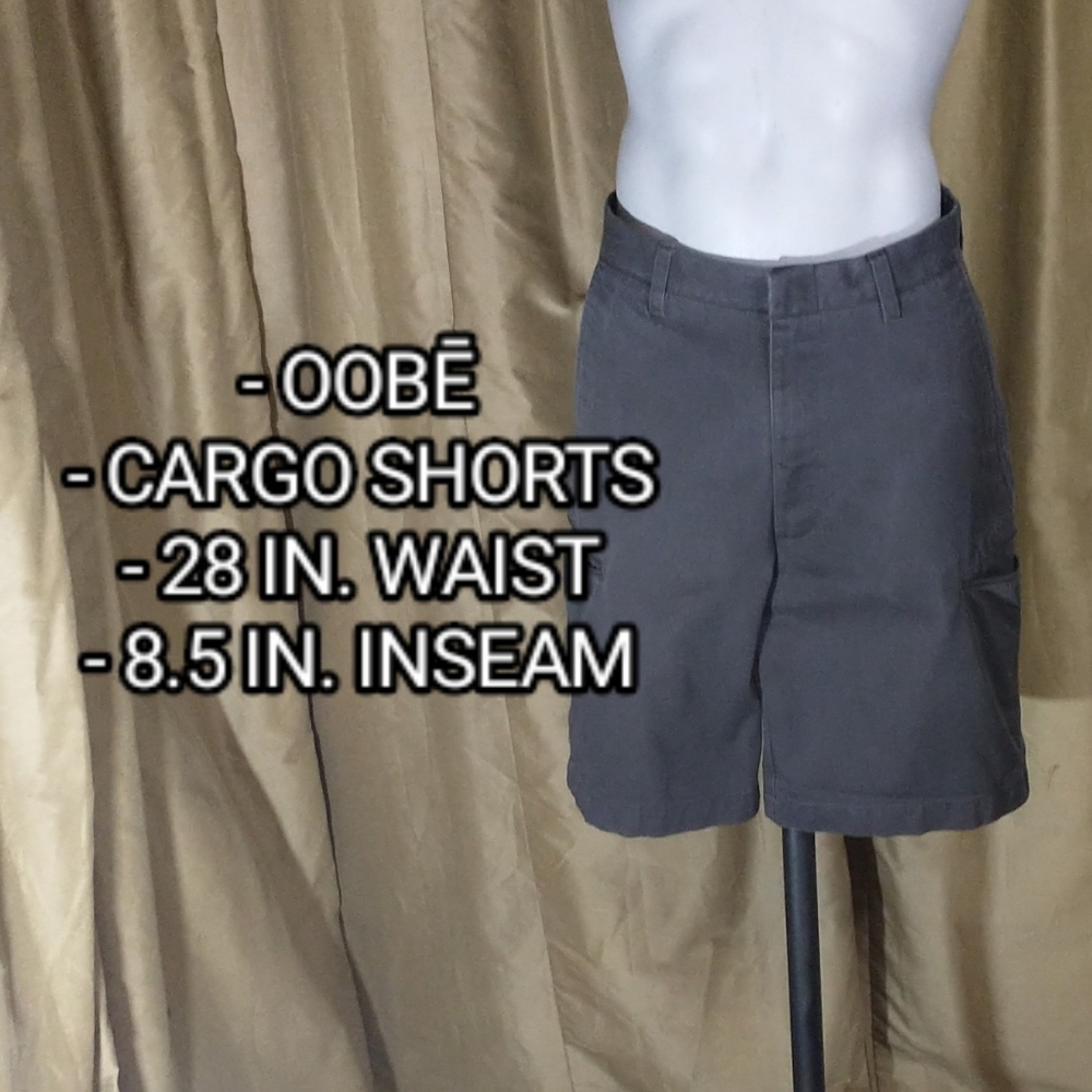 *SOLD* Oobe Dark Gray Cargo Shorts. Size 28.